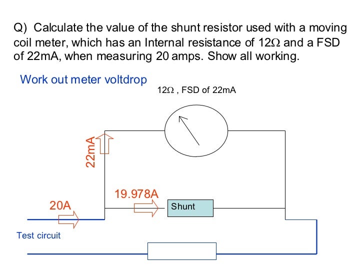 Meter Shunt (Ammeter)