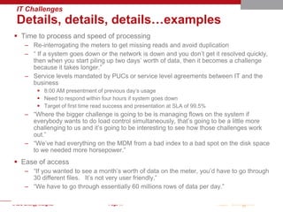 Meter Data Management Presentation | PDF