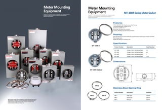 Meter mounting equipment