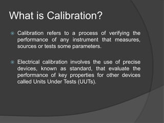 Calibration & Testing of Electronic Meters