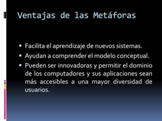 Metáfora de interfaces de usuarios