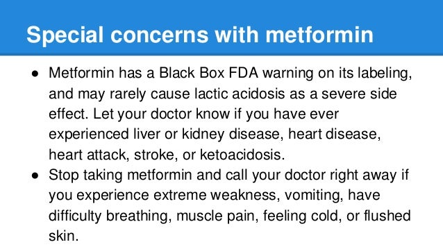 Glucophage Side Effects
