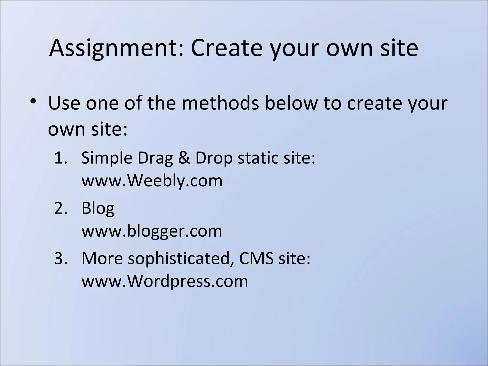 You can also get stock photos from sites such as:
 www.sxc.hu – leading free stock photography site. A
great place to start – lots of options.
 www.istockphoto.com (paid) – one-time cost of a few
dollars per image; only need the 72 dpi version for
web. Search for “stock images” to find other resources
such as shutterstock.com.
 www.cgtextures.com – thousands of free texture and
background photos

 