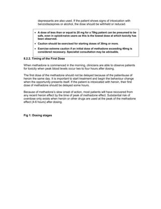 Methadone Clinical Guidelines