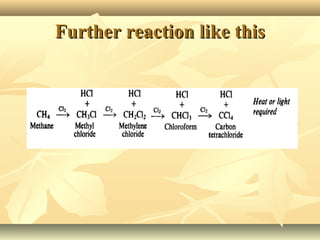 Further reaction like thisFurther reaction like this
 