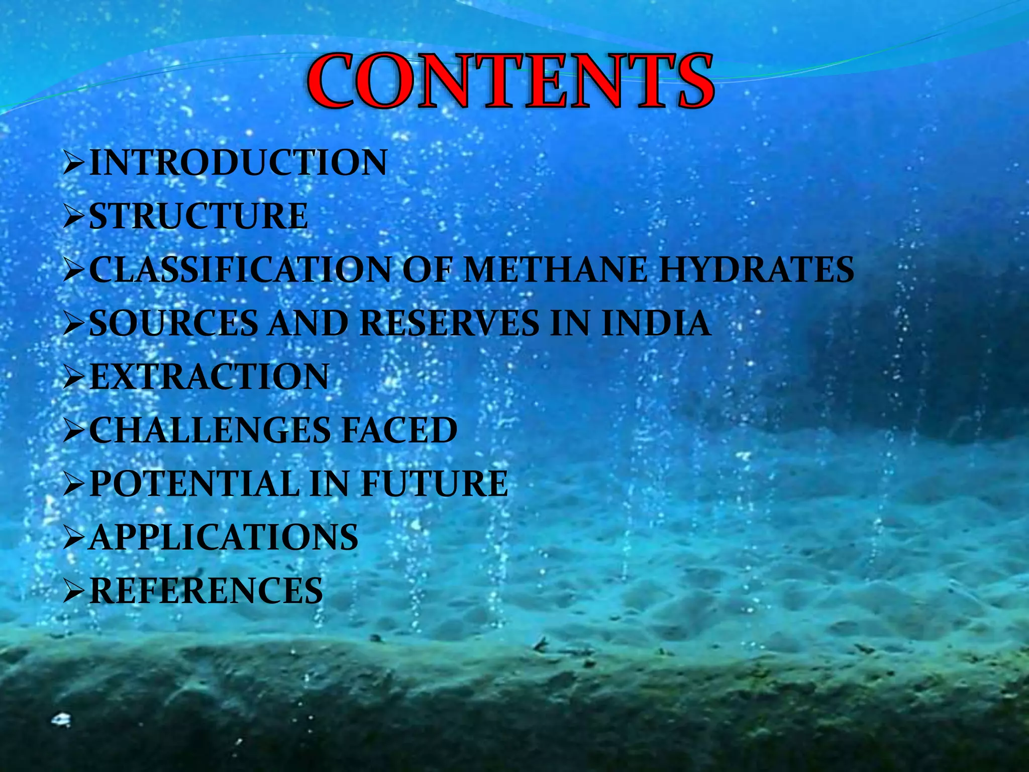 Methane hydrate ppt | PPTX