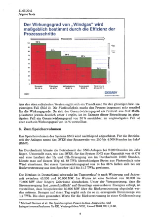 Methanisierung von EE-Strom