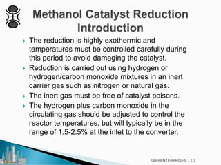 Methanol Loop Start Up and Shut Down | PDF