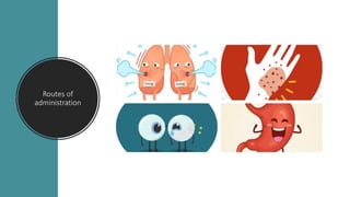 Routes of
administration
 