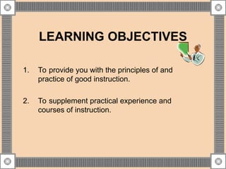 Effective Methods of Instruction: Principles and Practice for Military ...