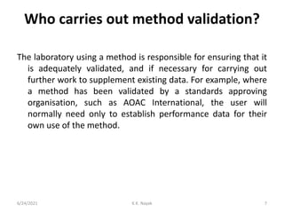 Method validation | PPT