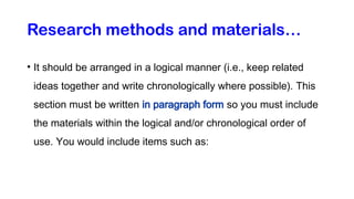 Methoda & Materials.pptx research methods | PPTX