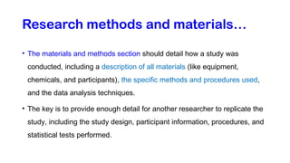 Methoda & Materials.pptx research methods | PPTX