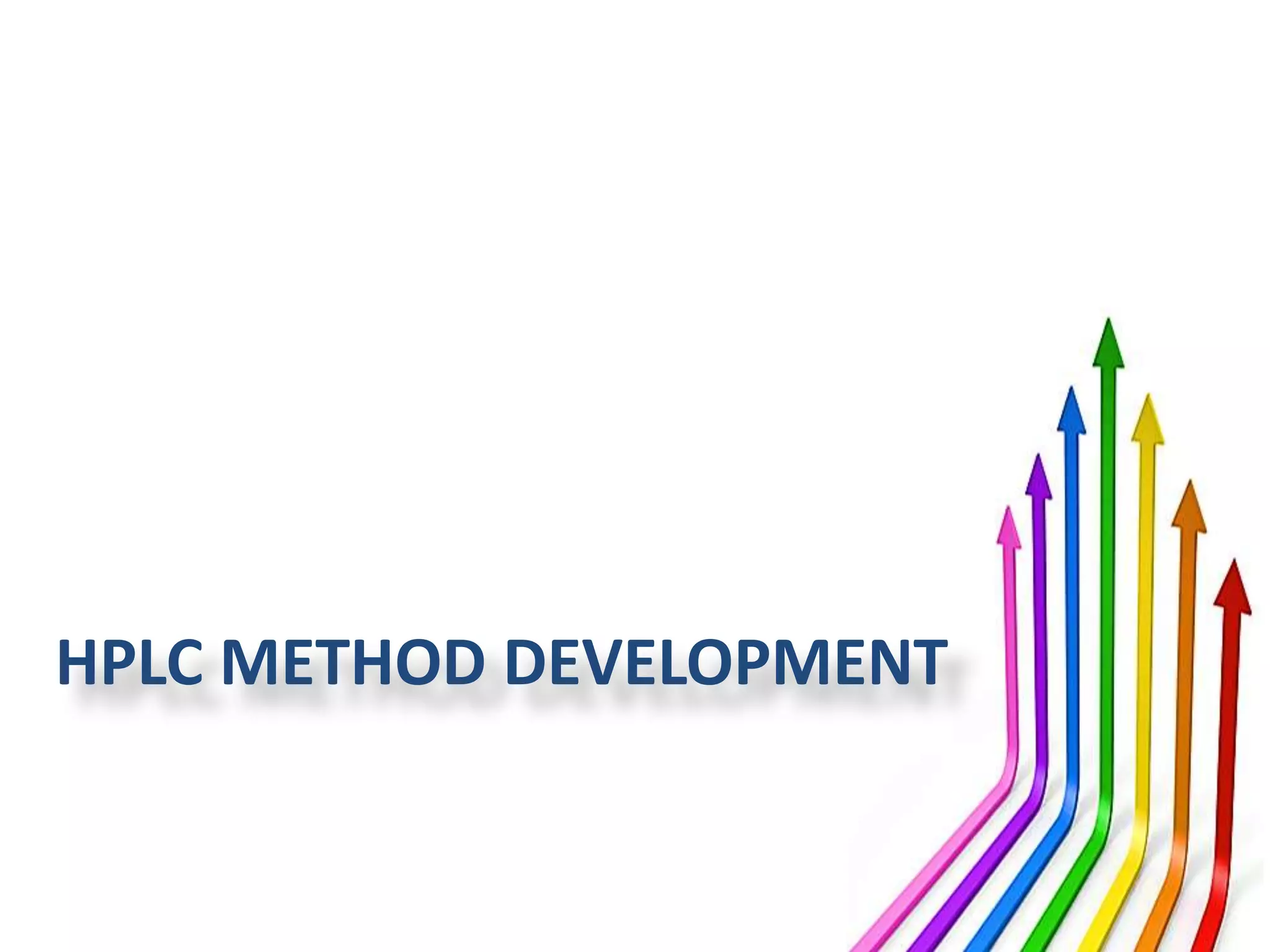 HPLC METHOD DEVELOPMENT
 