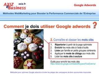 Google Adwords

Méthodes WebMarketing pour Booster la Performance Commerciale de l’Entreprise




      Méthodes pour optimiser Google adwords et éviter les pièges des campagnes de liens sponsorisés improvisés
 