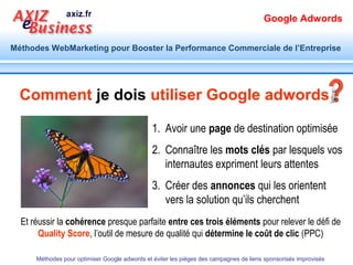 Google Adwords

Méthodes WebMarketing pour Booster la Performance Commerciale de l’Entreprise




        Requête : Salle informatique Paris




      Méthodes pour optimiser Google adwords et éviter les pièges des campagnes de liens sponsorisés improvisés
 
