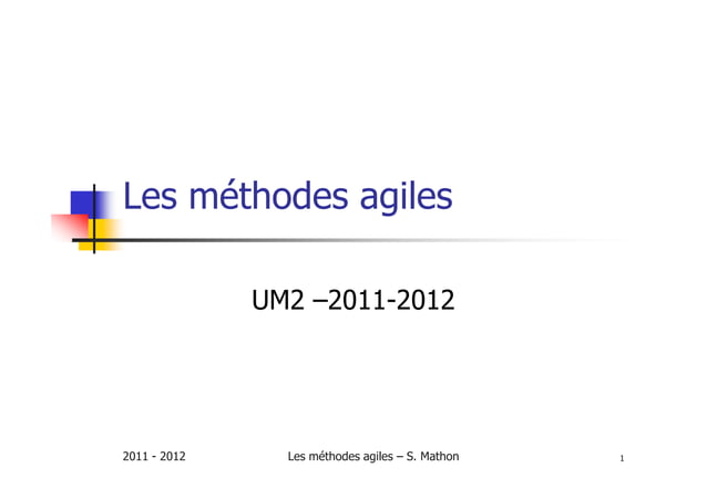 Methodes agile PPT