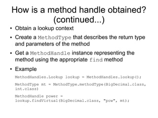 Method Handles in Java | PPT