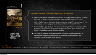 1

EXAMPLE

I%,F3%*&!","%;%$"R&0L,+=,6#$R&N85%*L,6#$&#*&2#;;%$"J
W !"=-%$"5&#Y&,++&,84+46%5&(,4$%-&,&8%b%*&,$-&;#*%&;%,$4$(Y=+&=$-%*5",$-4$(&#Y&"3%&!"#$%&
'(%&54;D+1&81&",S4$(&(*%,"%*&#x$%*534D&,$-&*%5D#$5484+4"1&Y#*&"3%4*&#x$&+%,*$4$(G&
W !"=-%$"5&3,-&"#&5#=*F%R&5"*=F"=*%&,$-&D*%5%$"&,&D*#U%F"&=54$(&)2I&,$-&F#$5%<=%$"+1&"345&
Y,F4+4","%-&,&5%$5%&#Y&4$<=4*1&,+#$(&X4"3&"3%&,F<=4546#$&#Y&L,+=,8+%&)2I&5S4++5G
E#=(3&>=*

&FG?HCC&.2

STONE AGE
MEGALITHIC
TOMBS

W !"=-%$"5&3,-&"3%&#DD#*"=$4"1&"#&L454"&L,*4#=5&,*F3,%#+#(4F,+&M%+-&;#$=;%$"5&5D%F4MF&"#&
"3%4*&,*%,&#Y&5"=-1&,$-&D*%5%$"&"3%4*&S$#X+%-(%&#*,++1&"#&"3%4*&Y%++#X&5"=-%$"5G&I345&
,DD*#,F3&Y#5"%*%-&,&*%,+&X#*+-&,5D%F"&"#&+%,*$4$(
W I345&3,$-5&#$&,$-&;#*%&L%*5,6+%&,DD*#,F3&4$&;1&#D4$4#$&,++#X%-&Y#*&,&L,*4%"1&#Y&
+%,*$4$(&5"1+%5&8="&5D%F4MF,++1&4"&,++#X%-&Y#*&5"=-%$"5&"#&8%F#;%&%$(,(%-R&5%+Y9
;#6L,6$(R&4$-%D%$-%$"&,$-&,F6L%&+%,*$%*5G&&&&&&&&&&&&&&&&&&&&&&&&&&&&&&&&&&&&&&&&&&&&&&&&&&&&&&&&&&&&&&&&&&&&&&&&&&&&&&&&

!"#$%&'(%&)*%+,$-&&&&.*#$/%&'(%&)*%+,$-&&&&)*#$&'(%&)*%+,$-&&&&&0,*+1&23*456,$&)*%+,$-&&&&&74(3&23*456,$&)*%+,$-&&&&&748%*$#9:#;,$%5<=%&)*%+,$-&&&&>%#*(4,$&)*%+,$-&&&&?@"3&A&BC"3&2%$"=*1&)*%+,$-&&&&&2#$"%;D#*,*1&)*%+,$-

Friday 10 February 2012

 