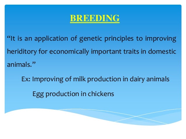 Method Of Breeding