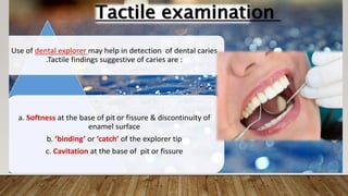 Method Control Caries method of caries diagnosis. In dentistry pptx | PPTX