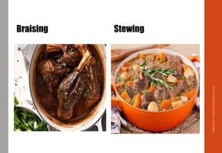 Braising Stewing
Delhindra/chefqtrainer.blogspot.com
 
