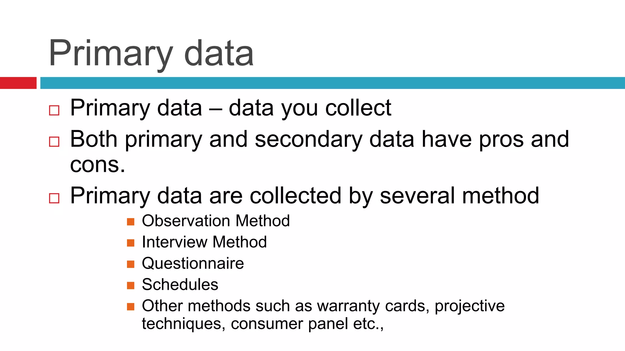 Method of data collection | PPTX