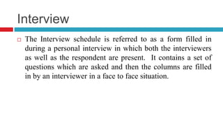 Method of data collection | PPTX