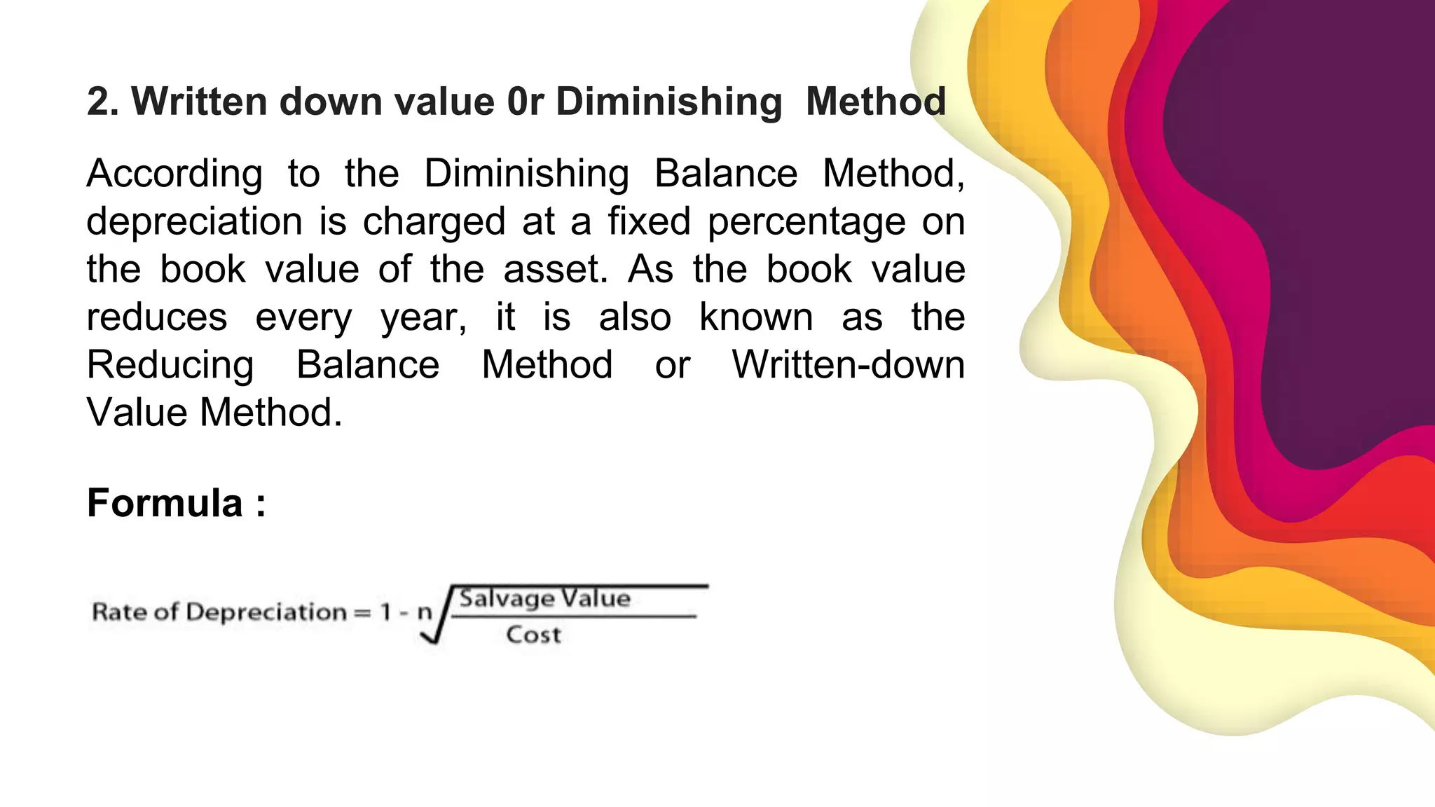 Different Types of Depreciation Methods | PPTX