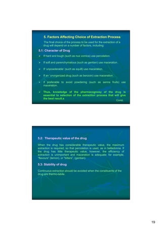 method of extraction of medicinal and aromatic plants | PDF