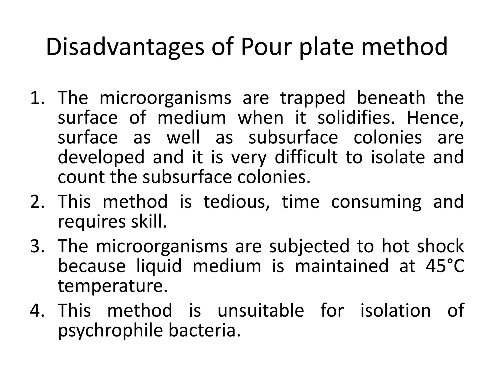 Method of isolation of pure culture