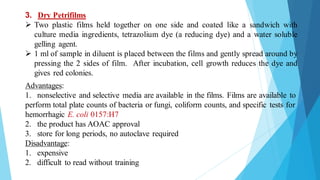 Method of microbial examination of food | PDF