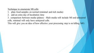 Method of microbial examination of food | PDF