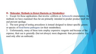 Method of microbial examination of food | PDF