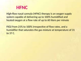 Humidifier Fio2 Method of oxygen administration and care | PPTX