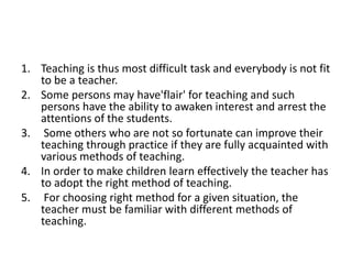 Method of teaching commerce ppt | PPTX
