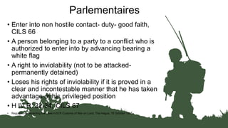 Perfidy Example METHOD OF WARFARE DECEPTION:RUSE AND PERFIDY IN MILITARY OPERATION | PPTX