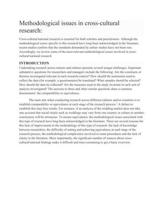 Methodological issues in cross.pdf