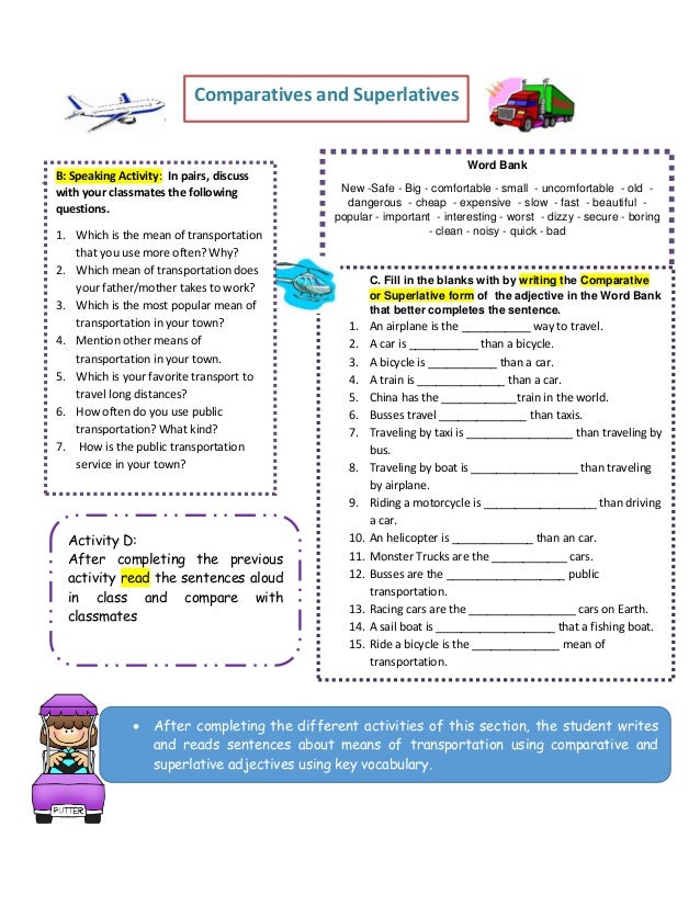 Comparative and superlative speaking. Comparatives and Superlatives speaking activities. Superlatives speaking activities. Comparative and Superlative speaking activities for Kids. Transport speaking activities.
