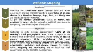 Methodologies of Wetland Mapping using RS | PPTX