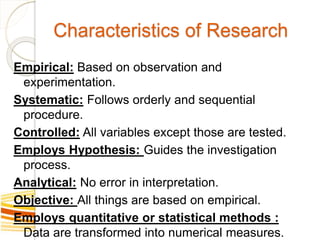 Methodology and research process | PPT
