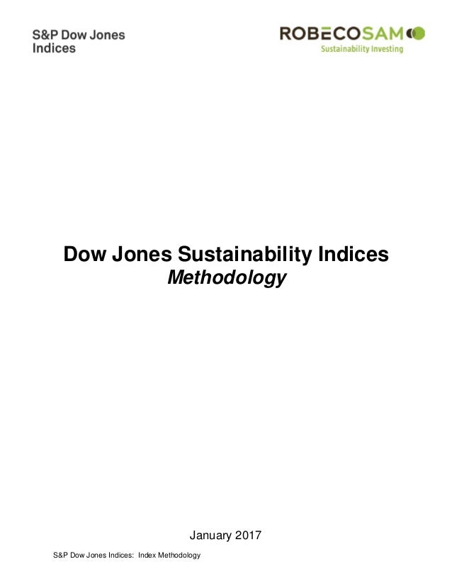 Dow Jones Sustainability Indices Methodology