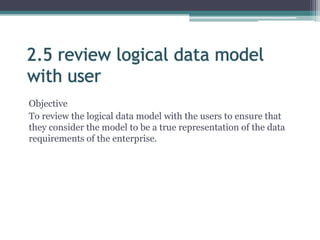 Methodology logical database design for the relational | PPTX