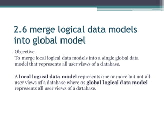Methodology logical database design for the relational | PPTX