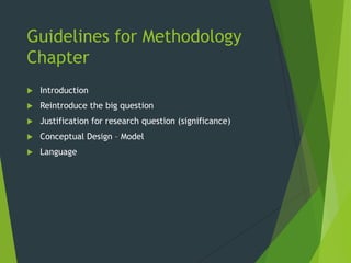 Methodology an introduction | PPTX