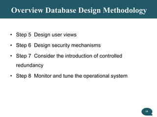 Methodology conceptual databases design roll no. 99 & 111 | PPTX