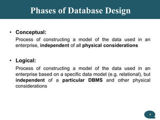 Methodology conceptual databases design roll no. 99 & 111 | PPTX