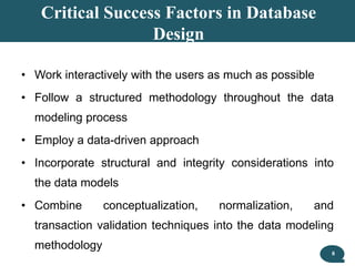 Methodology conceptual databases design roll no. 99 & 111 | PPTX
