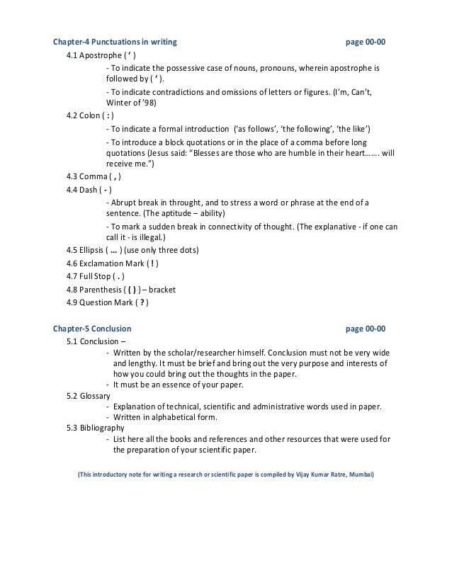 Dissertation contents page example