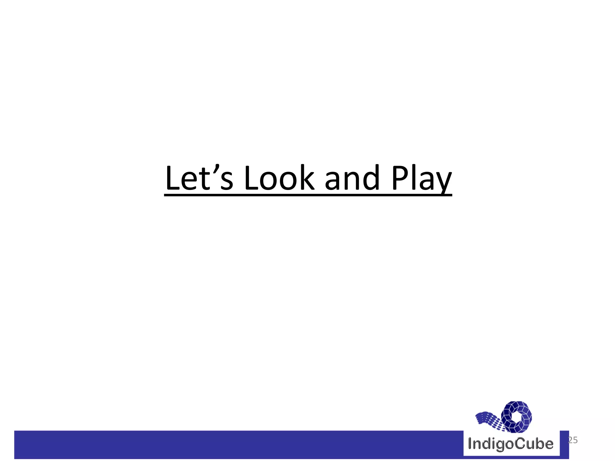 Let’s Look and Play




                      25
 